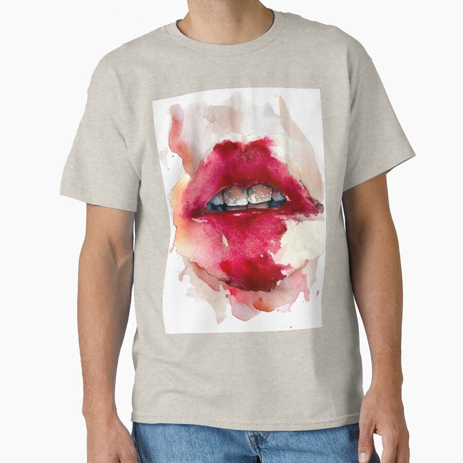 Glitter Lips Pop Art – Bold Sparkly Lip Artwork for Wall Decor, Stickers, Tees & More – Glam Statement in Red, Pink & Gold by MsMetalROk