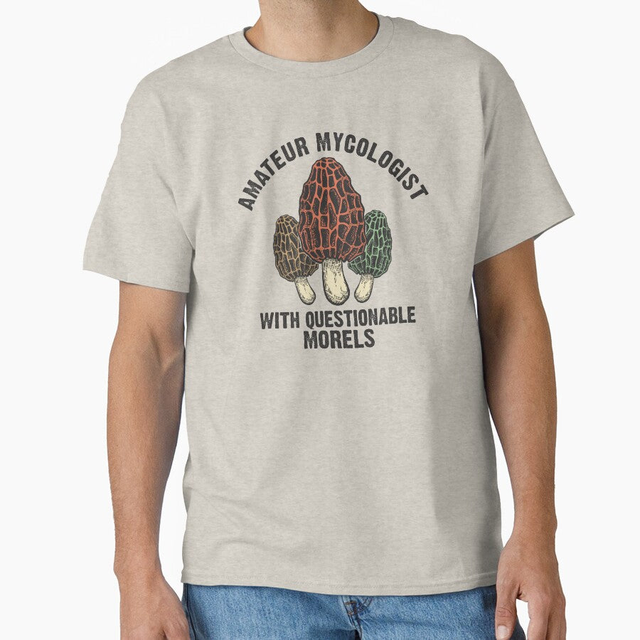 Amateur Mycologist with Questionable Morels biology lover gift by alenaz