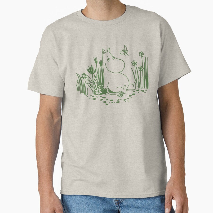 Moomin Moomintroll Relaxing In The Garden by MoominStore