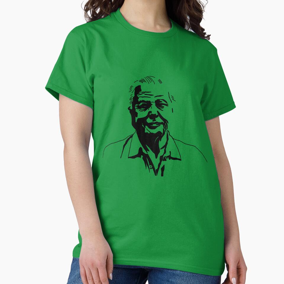 David Attenborough by JP Tees