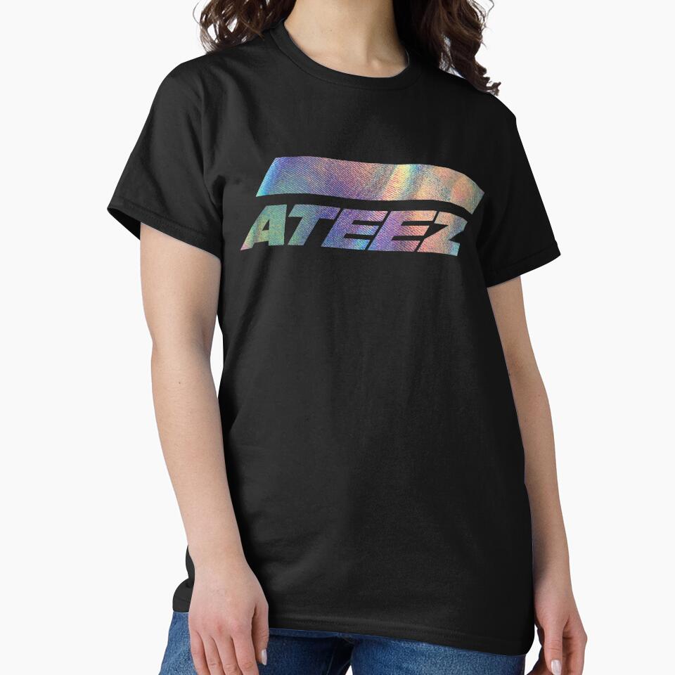 ATEEZ Logo Holographic Style Silver Rainbow Atiny by SugarSaint