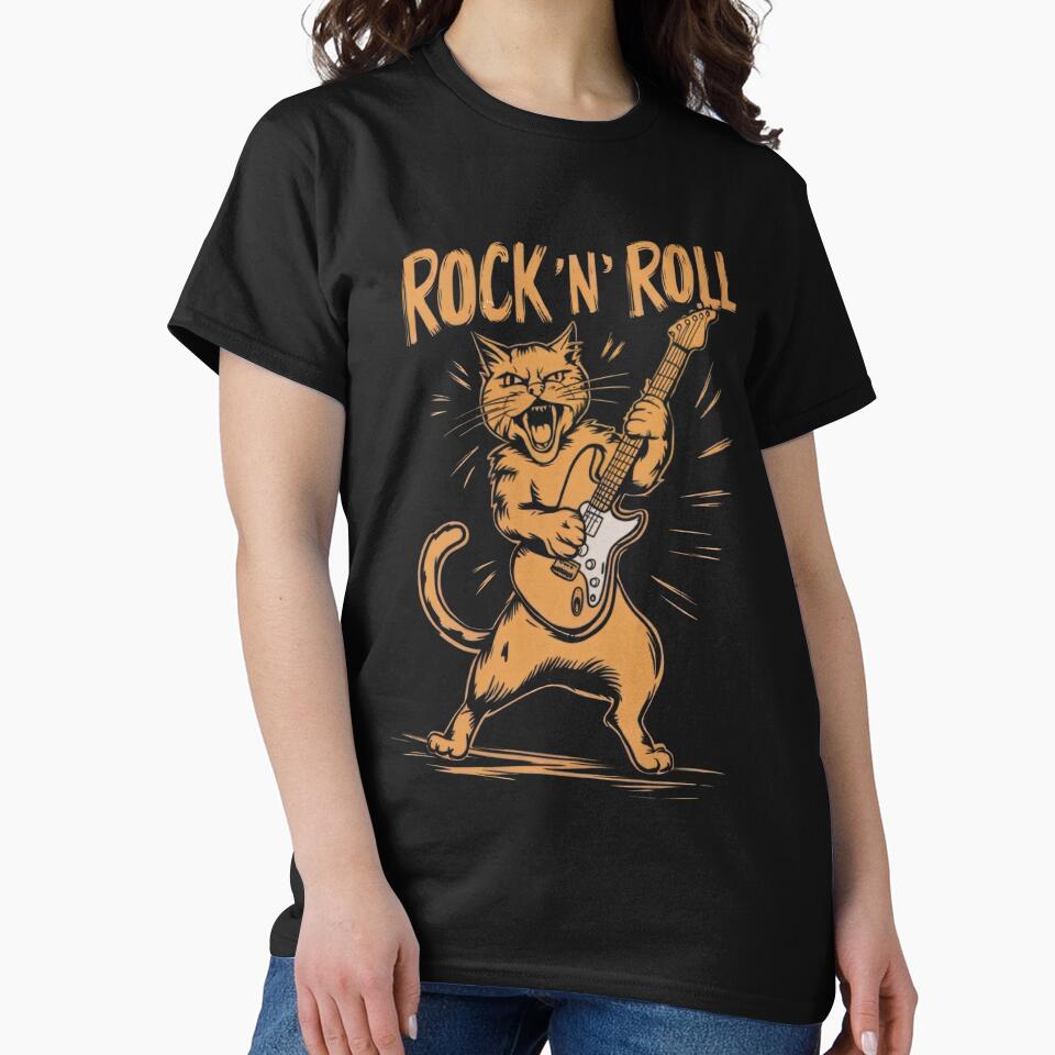 Rock 'n' Roll Cat by BugiDesignArt
