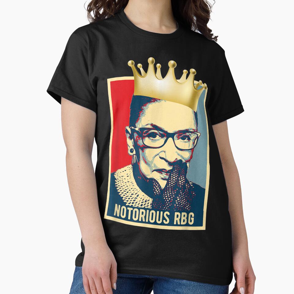 Vintage Notorious RBG tshirt Ruth Bader Ginsburg court by Tee Pox