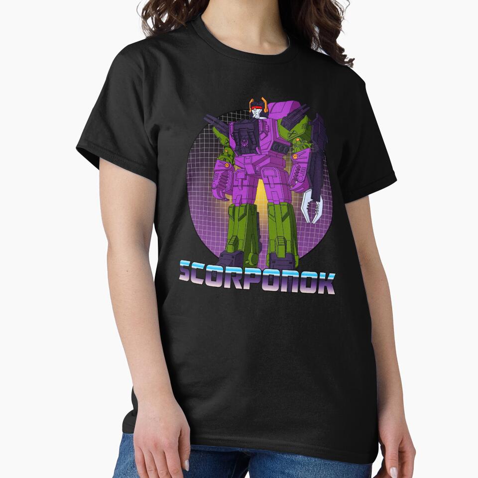 Scorponok G1 Vintage Robot Artwork by Retr0Tshirts