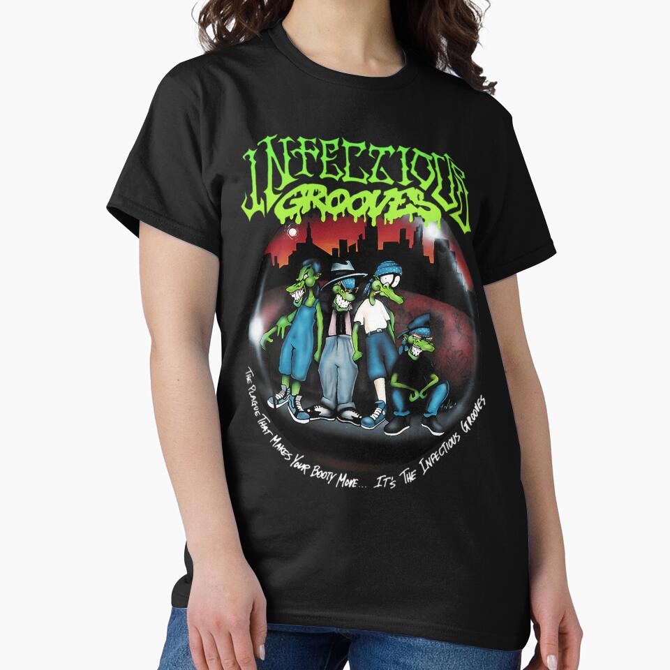 Infectious Grooves Band Cartoon Funk Metal Artwork by CourtneyCrawf