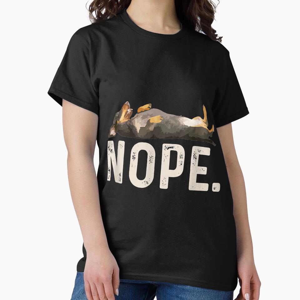 Nope Lazy Dachshund by Chloe43212