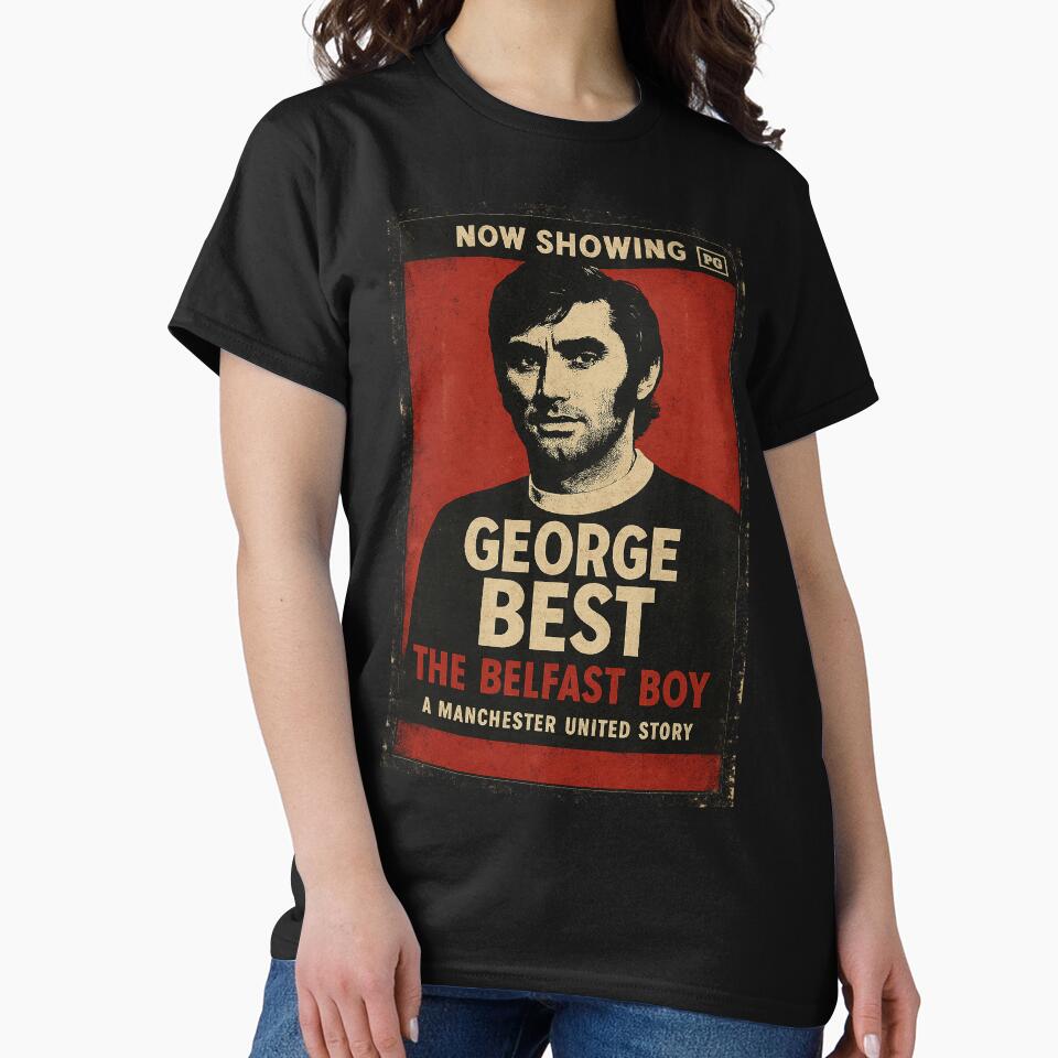 George Best – The Belfast Boy – Vintage Football Poster by supersanko