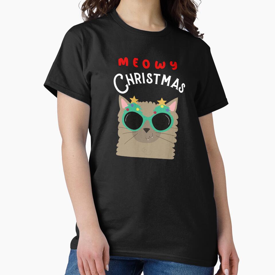 Meowy Christmas, Cat Lover's Christmas by Happy-PrintZ