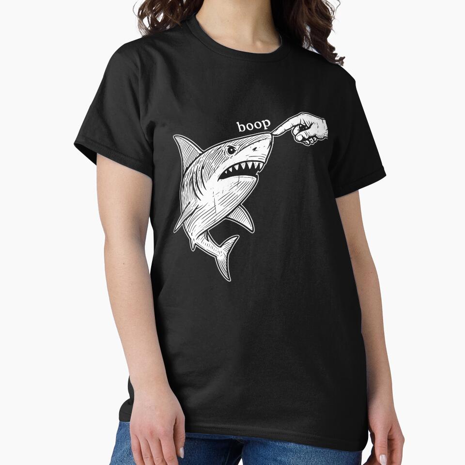 Boop Shark Funny Shark Meme by nosu-art-pod