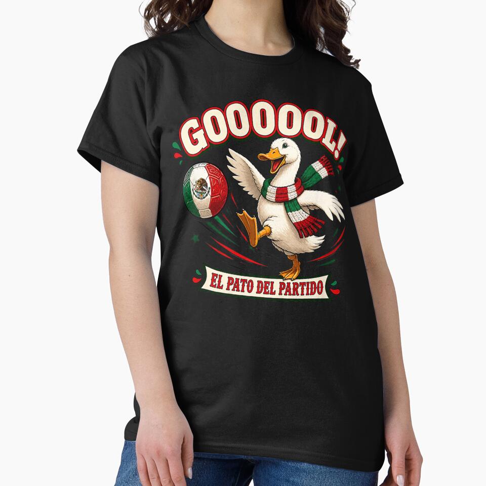 Merlin the Duck Mexico Soccer El Pato del Partido by Ali-printshop