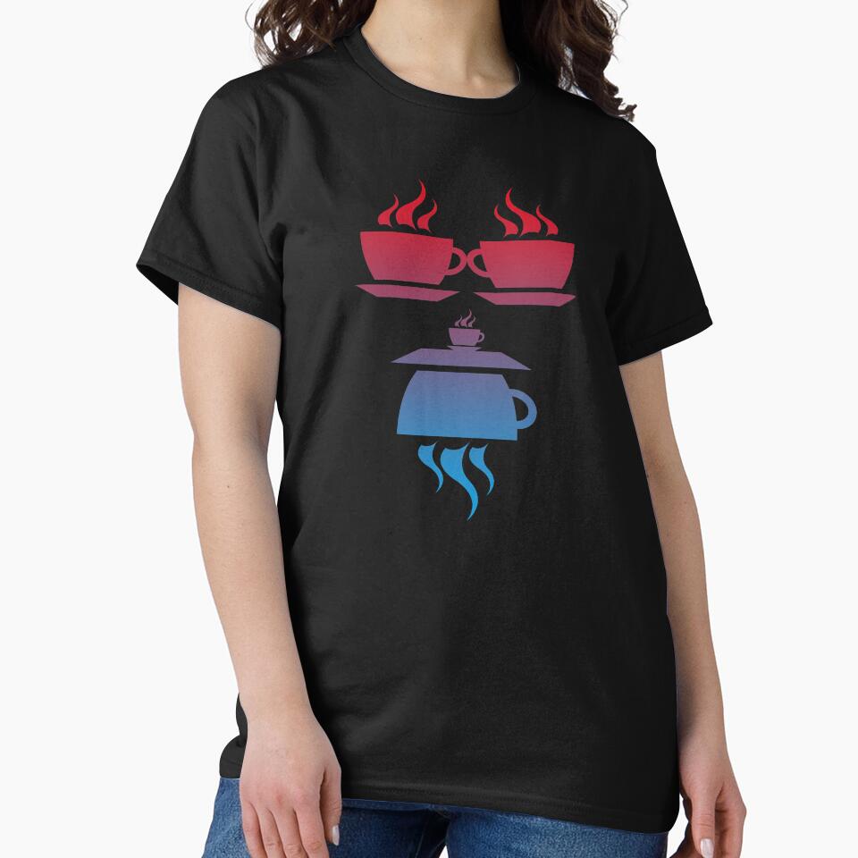 Coffee Face (Red Blue) by SassyClassyMe