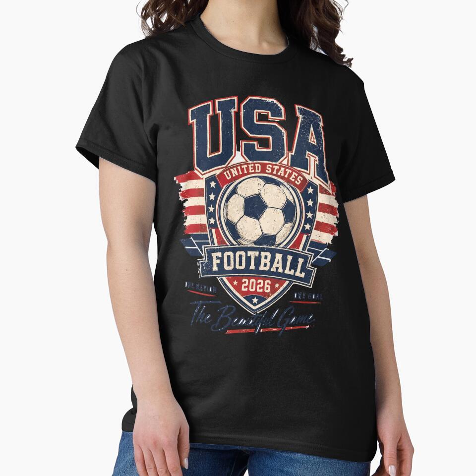 USA Football Energy 2026 Retro Sports by XYZ Studio