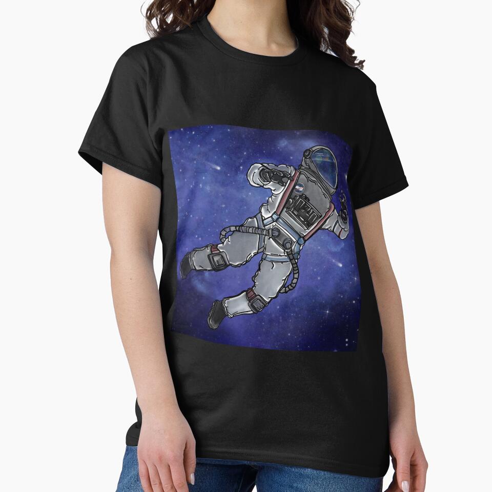 Floating Astronaut in the starry Cosmic Space by madworld123