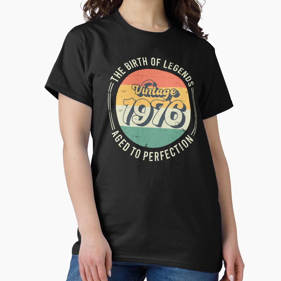 Vintage 1976, 50th Birthday The Birth Of Legends by RicardoTito