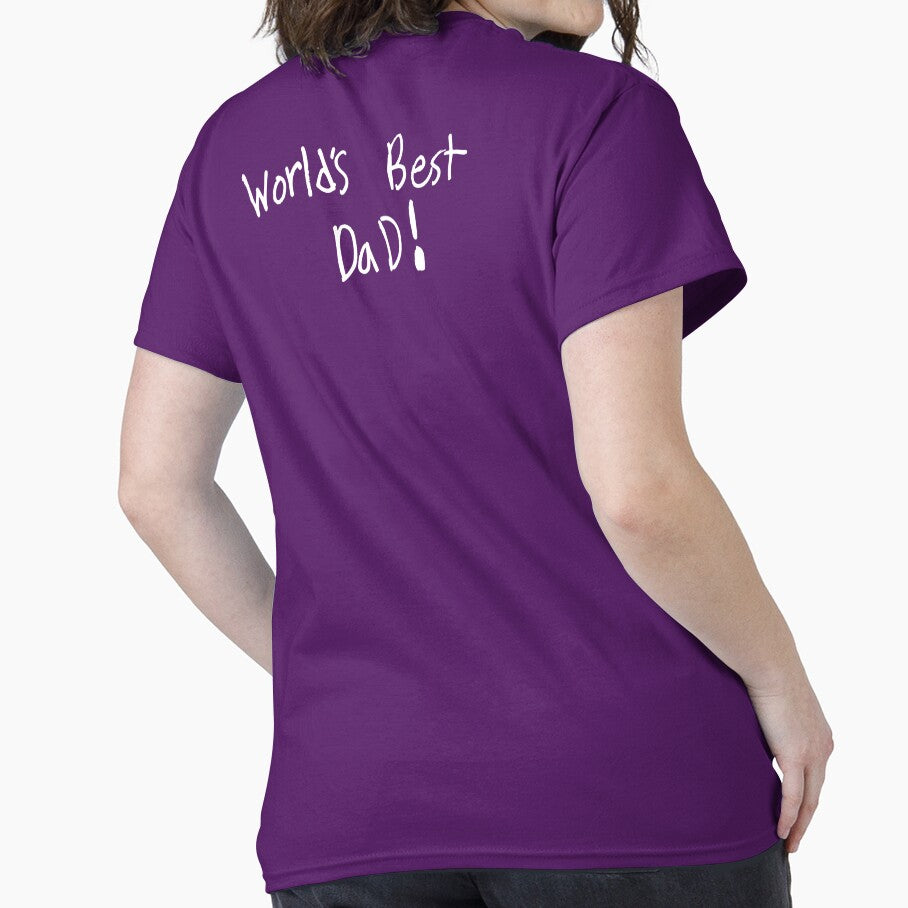 Worlds Best Dad White/Black by DrewTex & Doodles