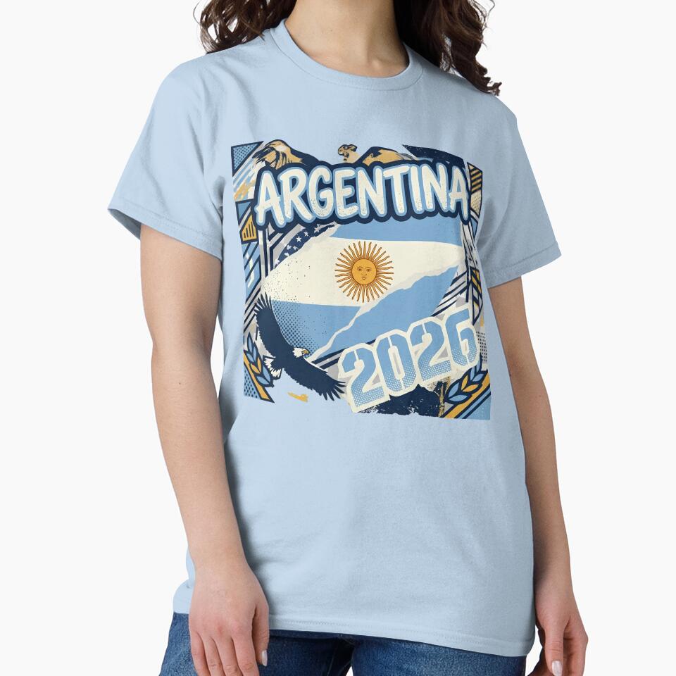 Argentina 2026 Soccer Football Fan Eagle Design by digitalbob60