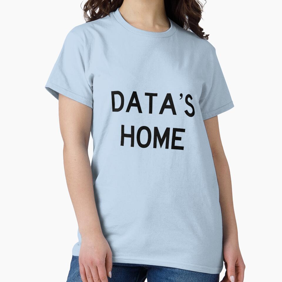 Data's Home Mugs and T-Shirts by currencyfriends