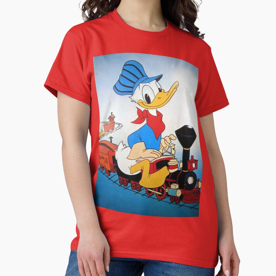 Donald Duck Train Driving by dikyfranzell