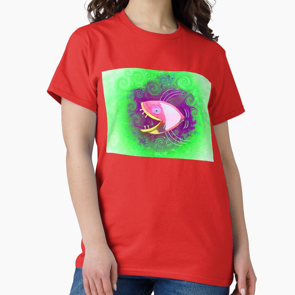 Boho Fish Home Décor or Art Bohemian Vibes Hippie Style 2 of 2 by Beachy