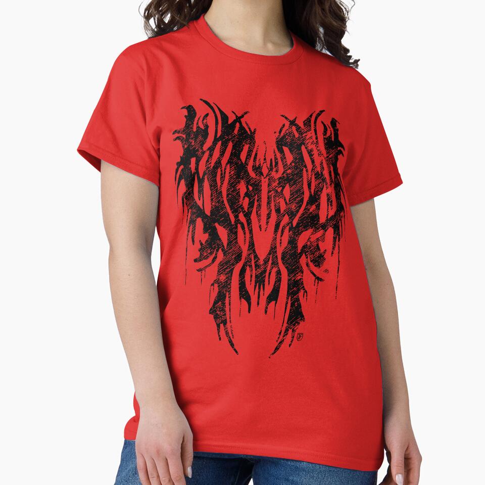 Abstract Symmetrical Grunge Ornament Design by JustasVebra
