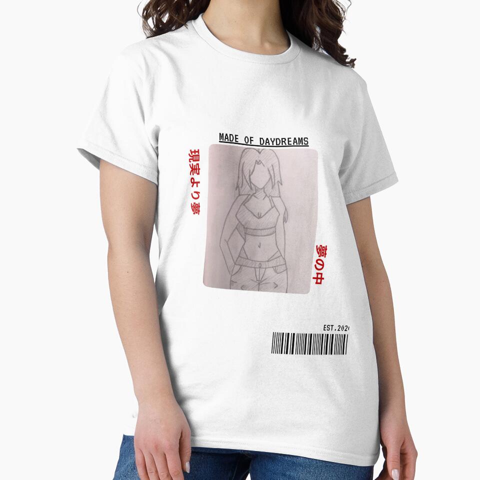 Y2K Anime Girl Aesthetic Streetwear Design by ESLAB