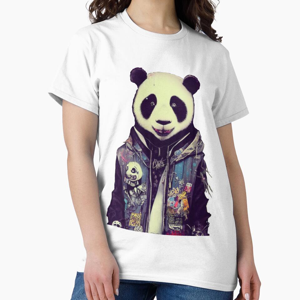 Cool Punk Rock Pop Graffiti Panda Animal by TheWildFlix