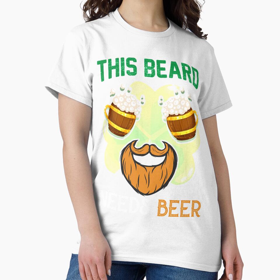 This Beard Needs Beer - St. Patrick's Day by K-icon