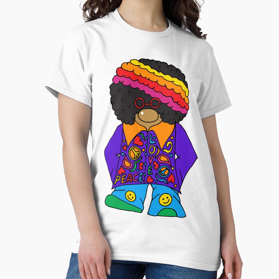 Peace and Love Hippie Man Character by HotHibiscus