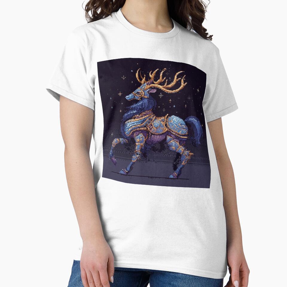 Space Deer Pixel Art by Kaos-Bit