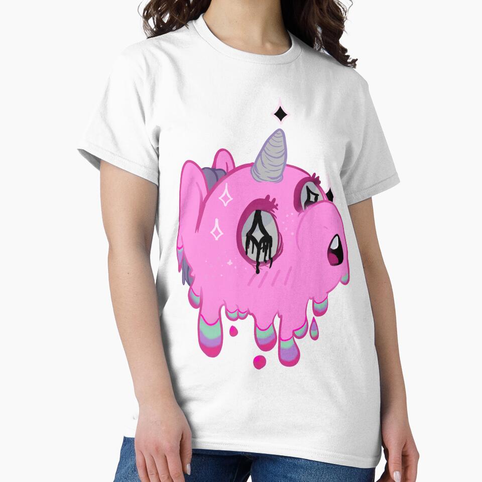 Pastel goth melting Unicorn by Paintingpixel
