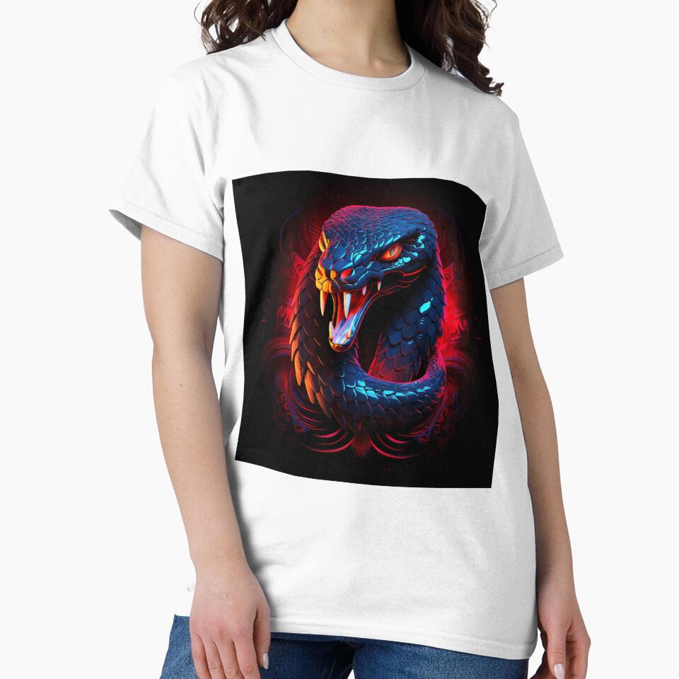 Snake Neon Pop Art 4 by AstroRisq