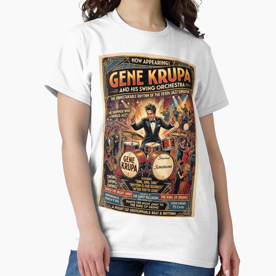 Gene Krupa 1930 by Theodor Decker