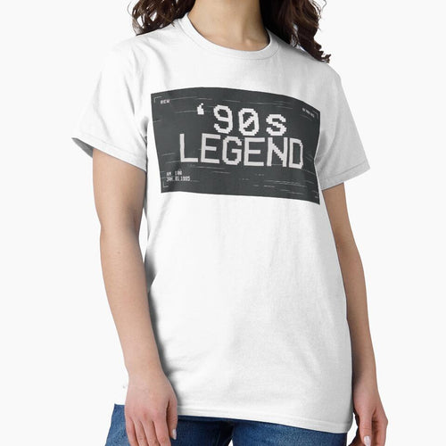90s Legend Retro Glitch Design – Vintage 1990s Nostalgia Graphic by MEMORY-LN-Tees