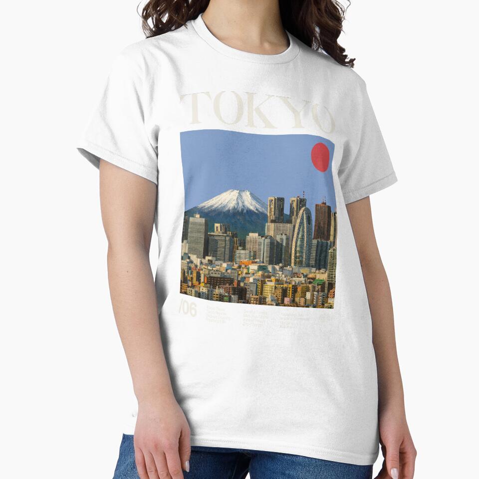 Tokyo Minimalist Aesthetic Dark Colour by moyjoystudio