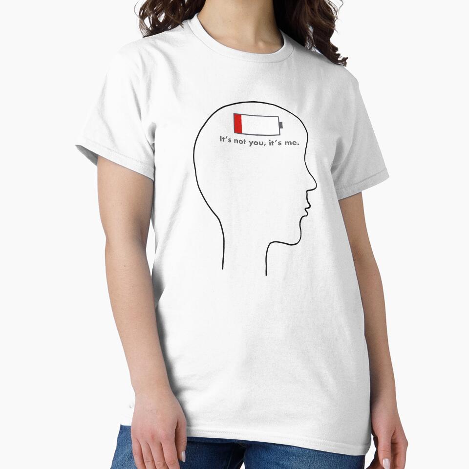 Introvert Social Battery-Not You It's Me by jabberdashery