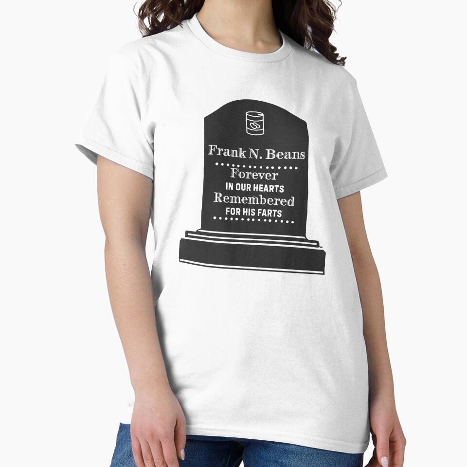 Funny Grave Tombstone ‘Frank N. Beans’ – Dark Humor Farts by SunandShade