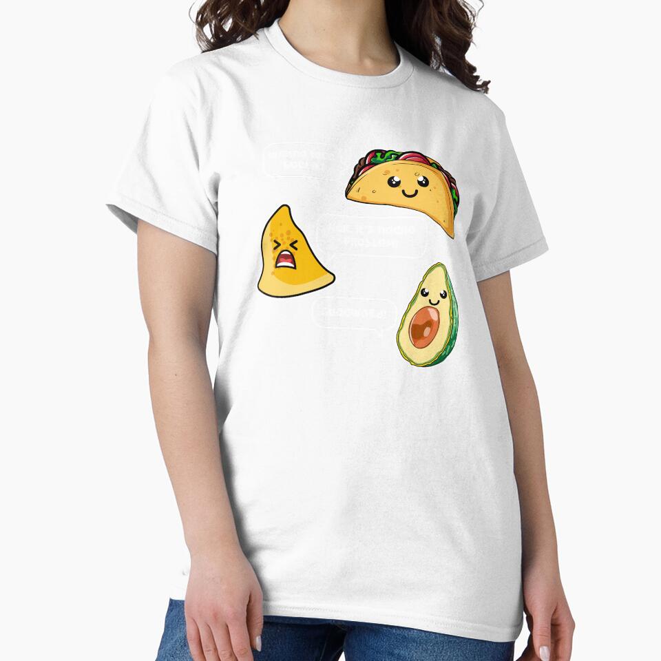 Nacho Problem Taco Burrito Pun Gift Idea design by Lisbob