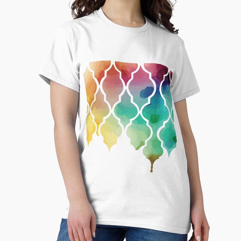A Moroccan Ombre Watercolor - Boho Chic Patterns by GVRDesign