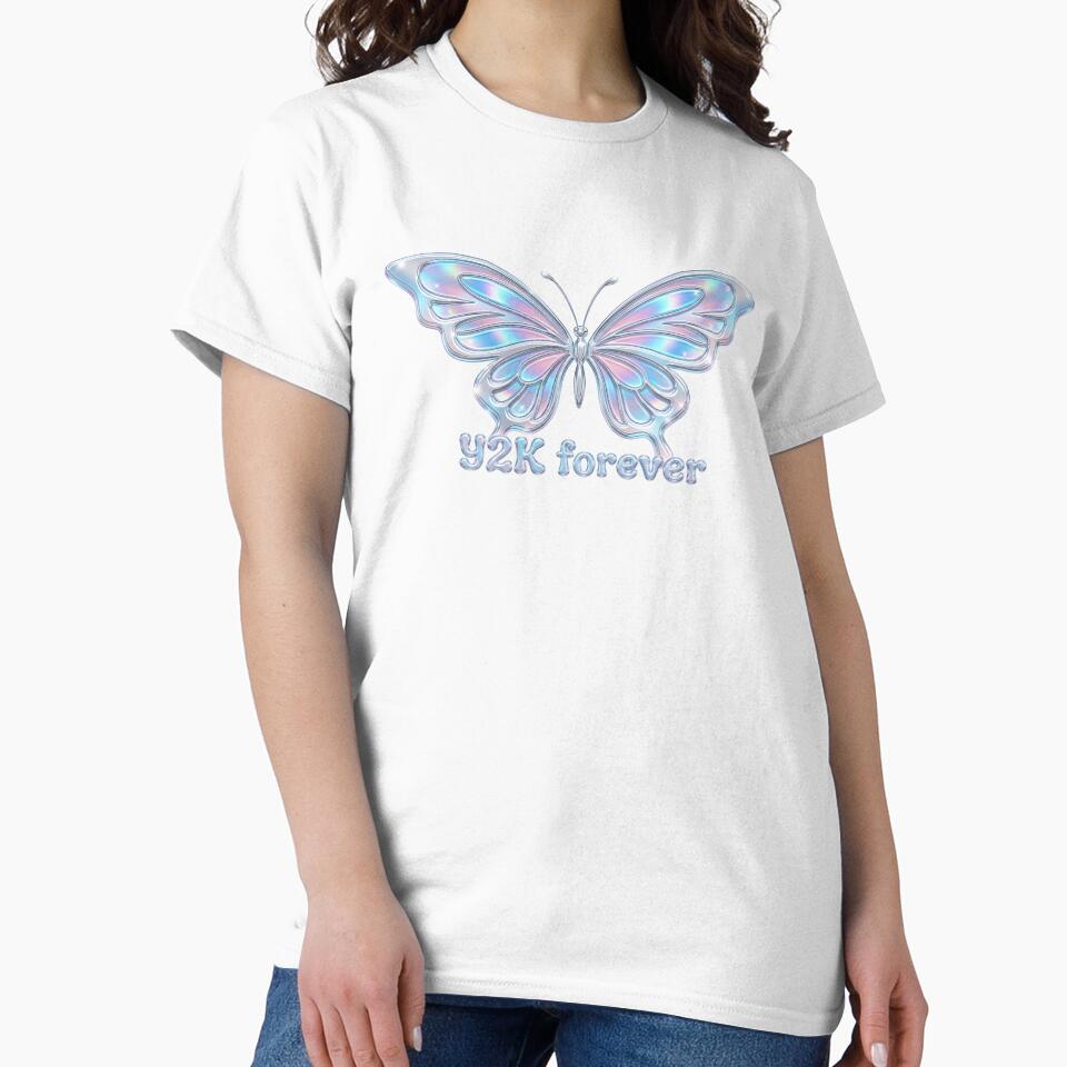 Y2K Butterfly — Chrome Holographic Iridescent 2000s Aesthetic by Velustro Shop