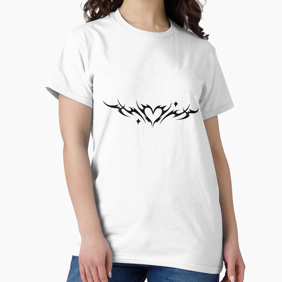 Y2K heart with stars. Tribal Cybergoth by Tribalgothss