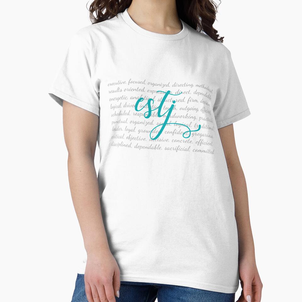 ESTJ Shirt, MBTI Myers-Briggs, Personality Type Tee by ModernDesigns7