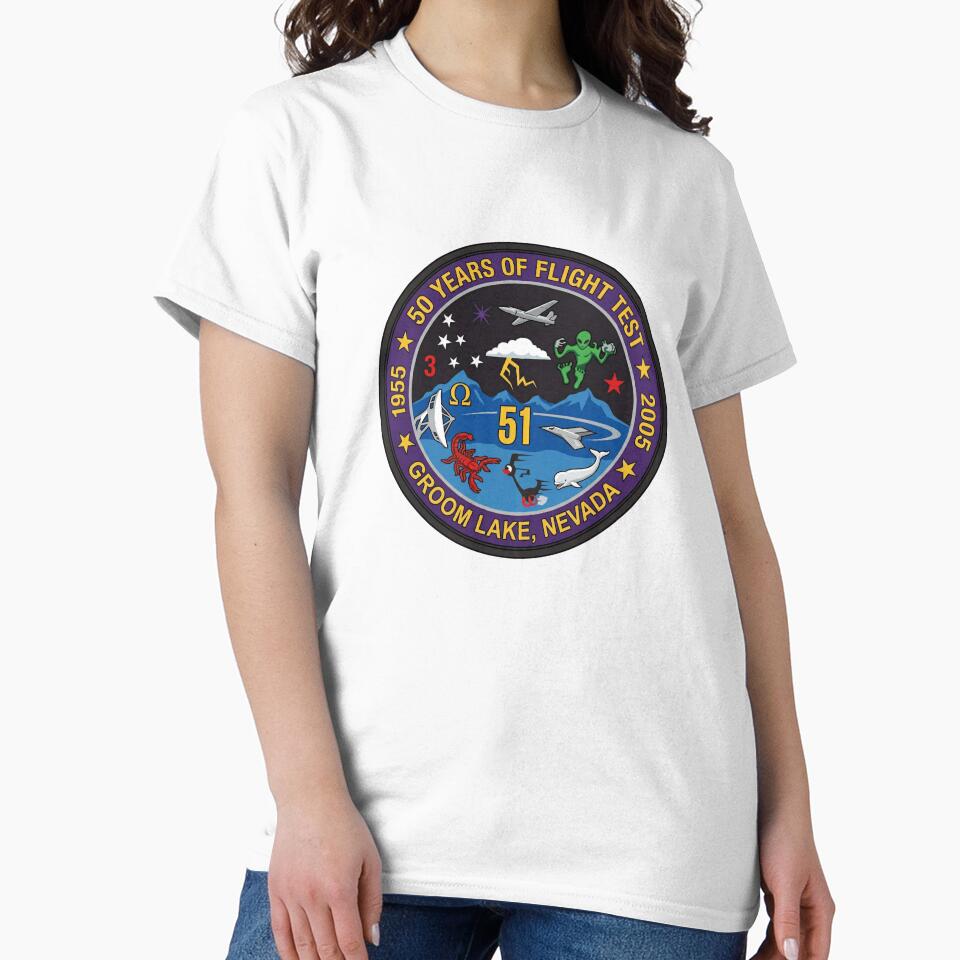 Groom Lake 50 Years of Flight Test Anniversary Patch by CharlieDesings