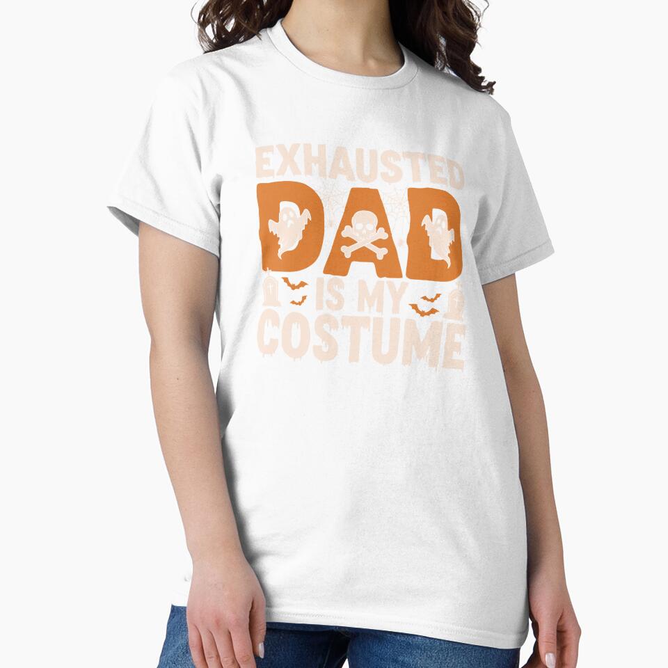 This Is My Exhausted Dad Costume Halloween Funny For Daddy of Boy Girl by alenaz