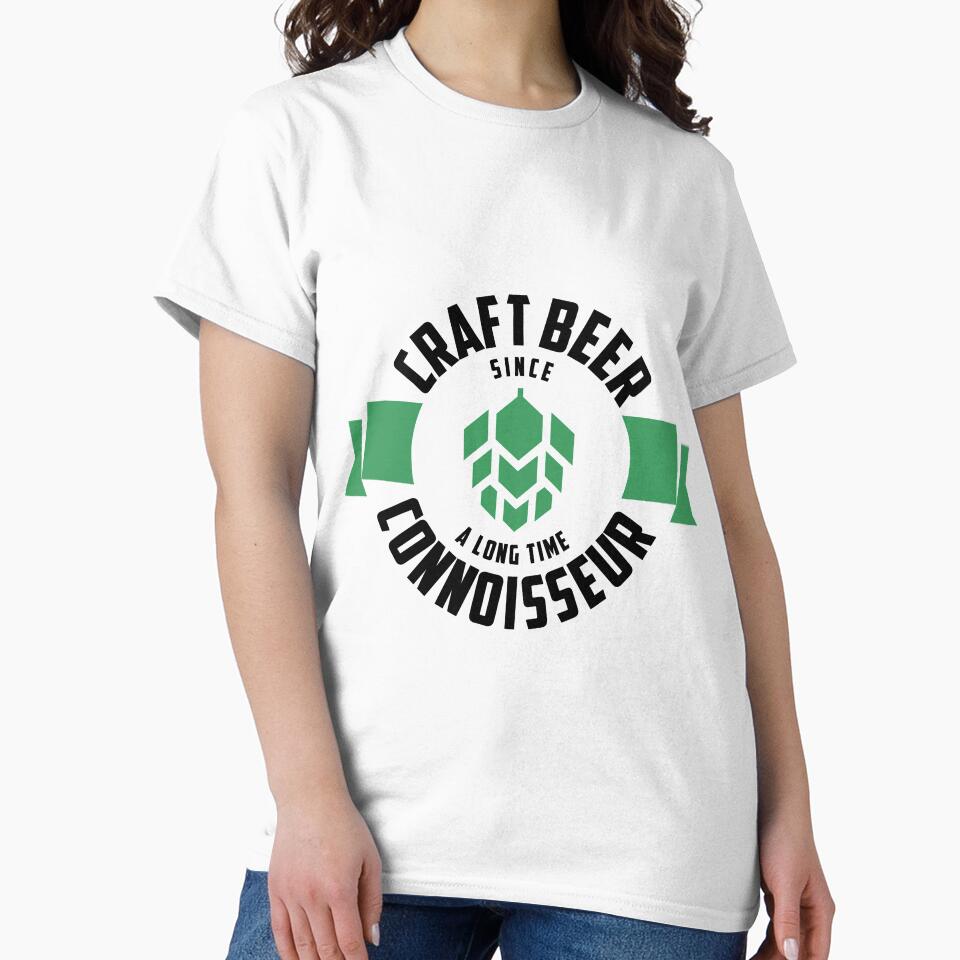 Craft Beer Connoisseur with green modern hops by Byfab
