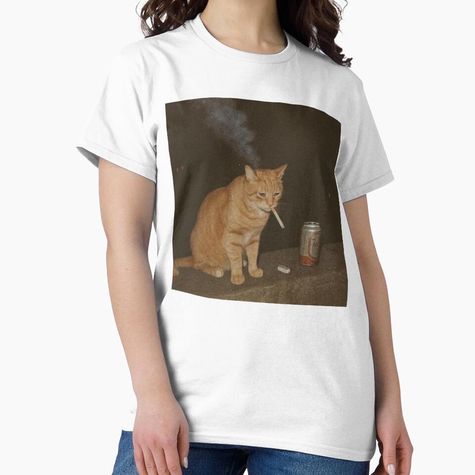 Funny Smoking Cat Meme by AShanDome
