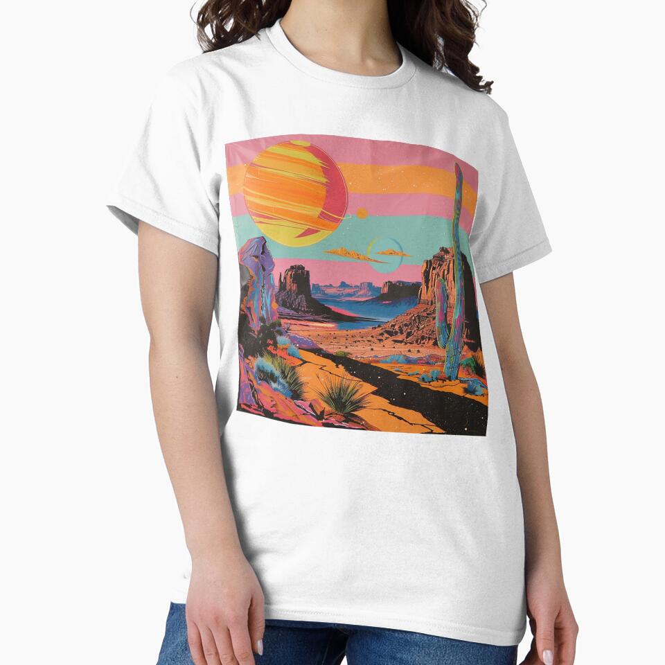 Desert Planet Retro Pop Art 7 by AstroRisq