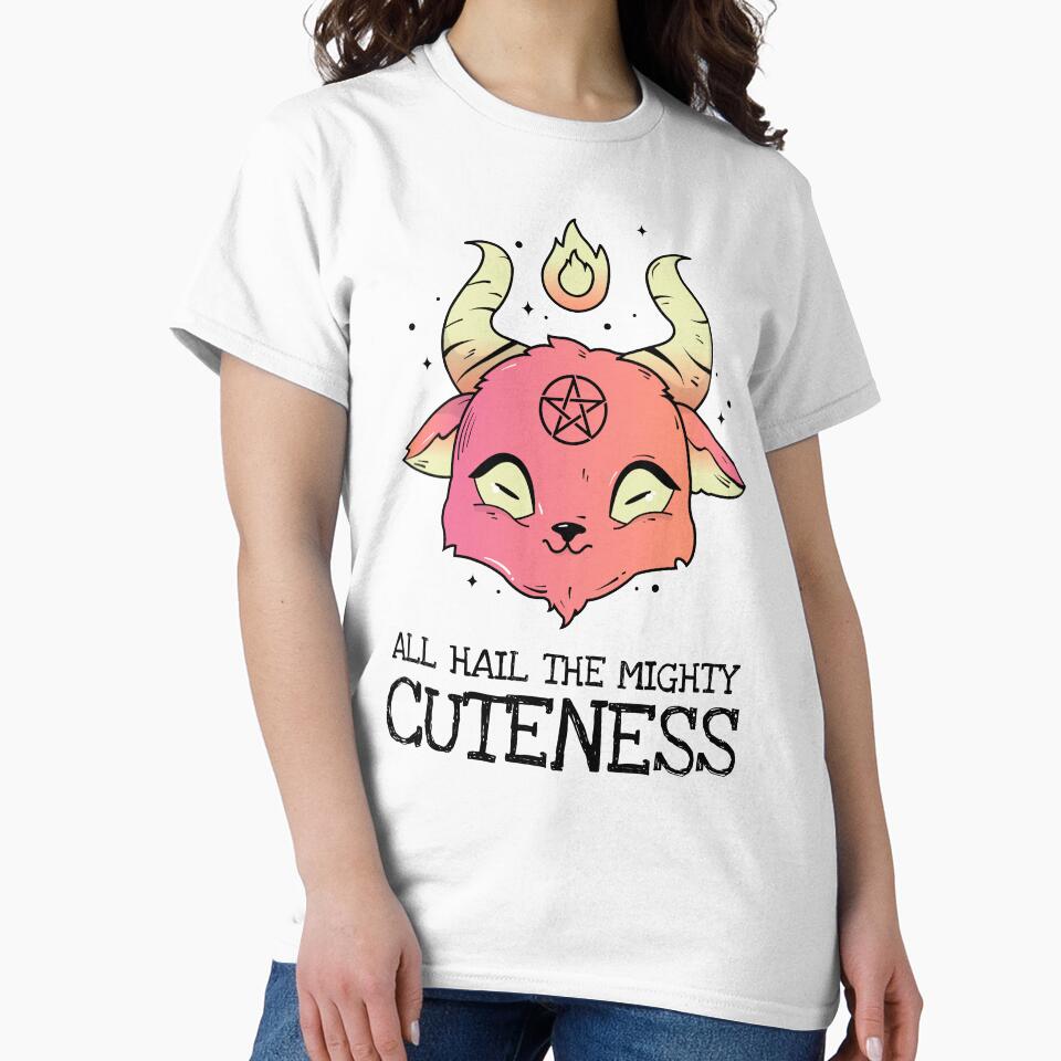 Baphomet All Hail the Mighty Cuteness by SpookyCupcake