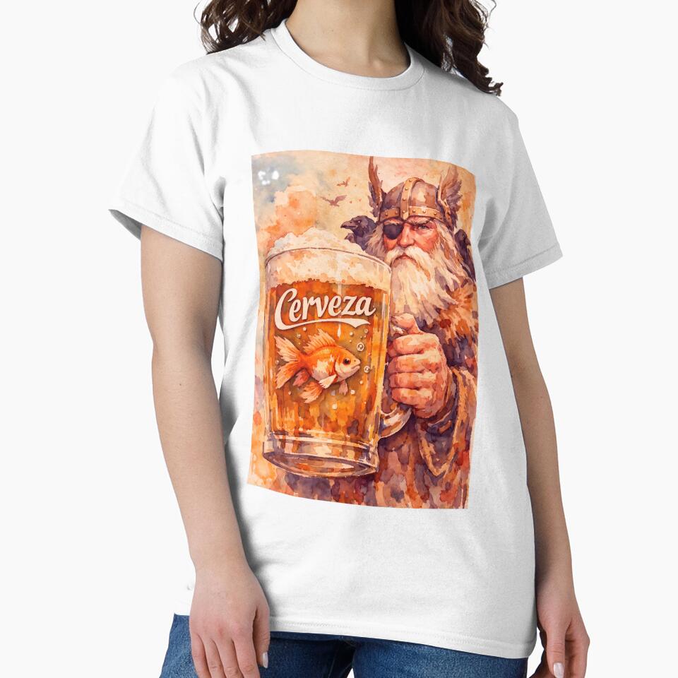 Odin with Cerveza by Sarcastic designs