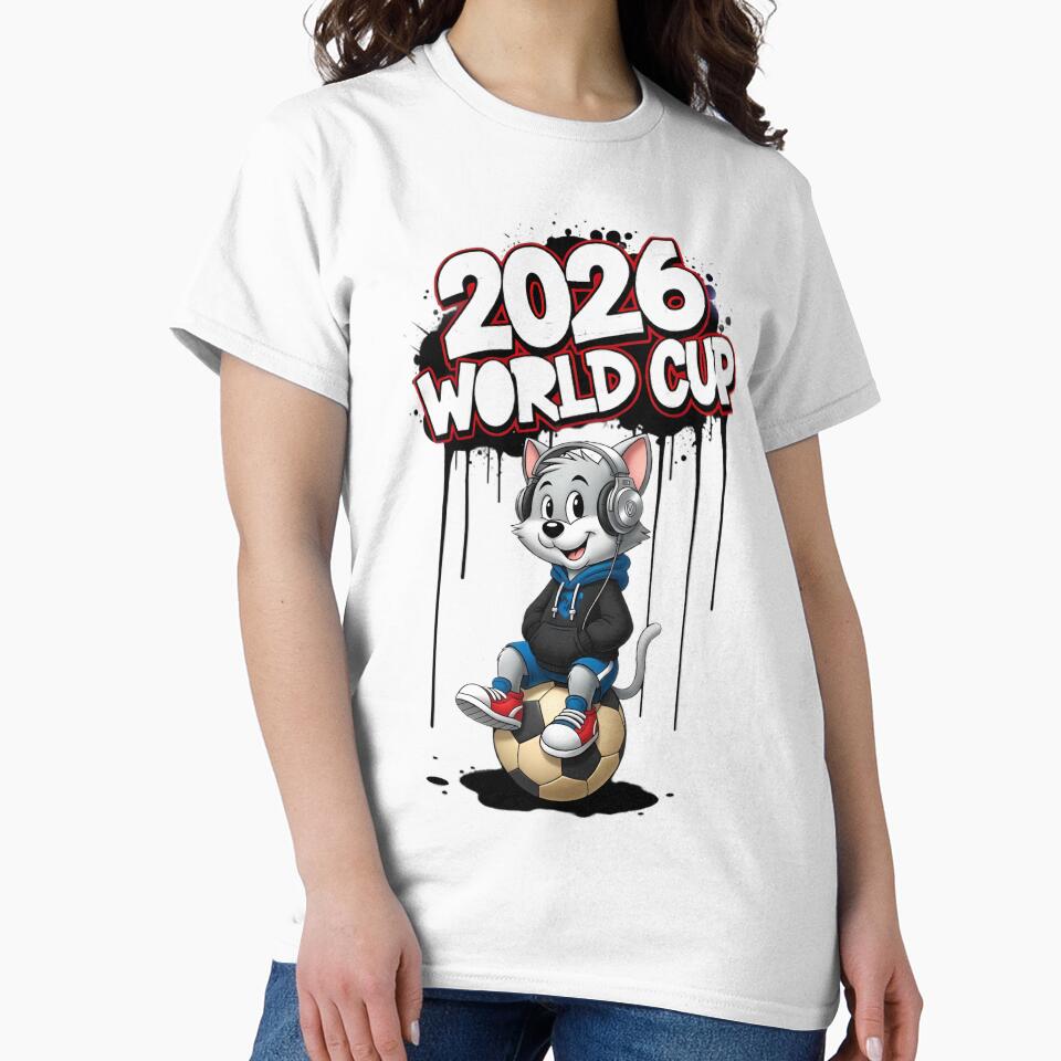 2026 World Cup Cat Streetwear by PixelStyle Studio