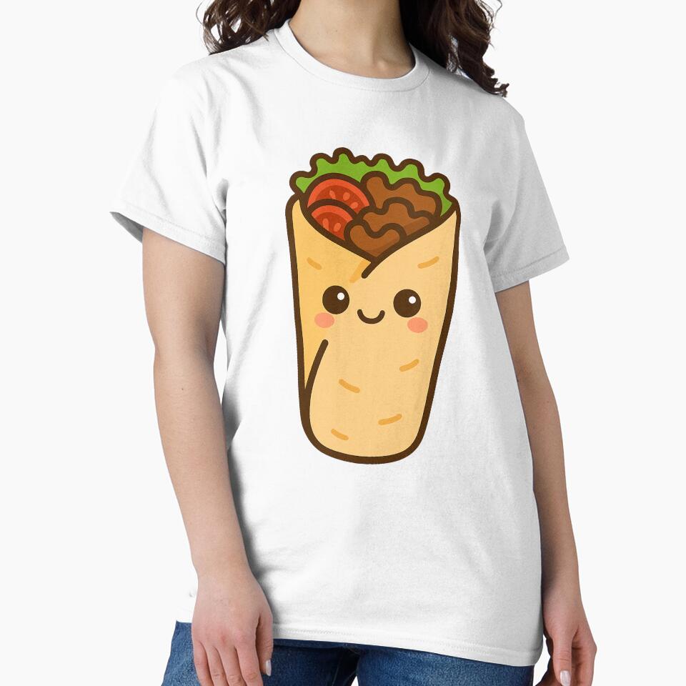 Kawaii Doner Kebab – Cute Street Food Art by k3rstman1